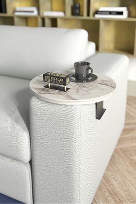 Yan Sehpa Ayarlanabilir Tepsi Dekoratif Modern Tepsi Efes ürün fotoğrafı