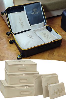 6 Adet Hurç Seti Bavul Ve Valiz Seyahat doğum çanta Organizeri ürün fotoğrafı