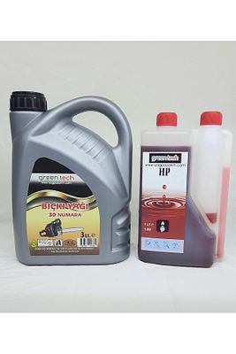 30 NUMARA BIÇKI TESTERE ZİNCİR YAĞI 3 LT+2T 2 Zamanlı Ölçekli Ağaç kesme Bıçkı Yağı 1 LT ürün fotoğrafı