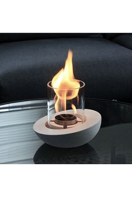 Pure-fire V.4 Bacasız Beton Masaüstü Şömine 1 Litre Tabfire Şömine Yakıtı ürün fotoğrafı