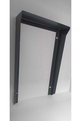 Diafon Zil Paneli Koruyucu Kapı Zili Metal Yağmurluk Aparatı Antrasit 25x40x8 ürün fotoğrafı