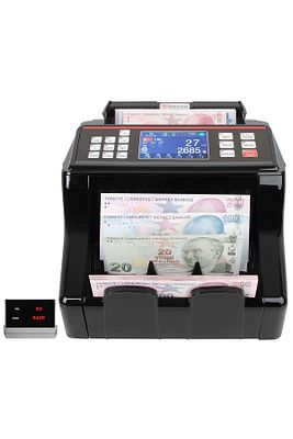 Gb8200 Karışık Para Sayma Makinesi - Tl - Euro - Usd - Türkçe Sesli Uyarı Müşteri Ekranı ürün fotoğrafı