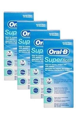Diş Ipi Super Floss 50 Adet X 4 Adet ürün fotoğrafı