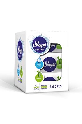 Makyaj Temizleme Mendili Bamboo 3x20 ürün fotoğrafı