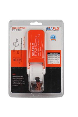 SFBS-20-01 Sintine Pompası Şamandıra Şalteri, DS Pompa Şamandırası 12-24 Volt 20 Amper ürün fotoğrafı