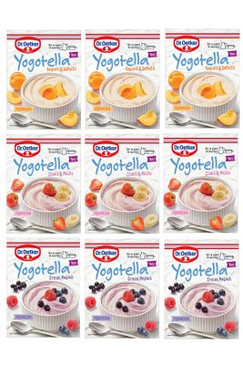 Dr.Oetker Yogotella Çilekli & Muzlu x 3 Adet + Kayısılı & Şeftalili x 3 Adet+ Orman Meyveli x3 Adet ürün fotoğrafı
