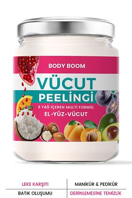 Body Boom Besleyici Ve Arındırıcı El Ayak Vücut Peelingi 190 ml ürün fotoğrafı