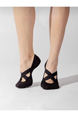 2'li Paket Kadın Yoga &amp; Pilates Ve Spor Çorabı ürün fotoğrafı