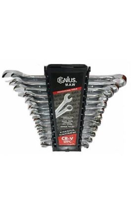 Genius 12 Parça Kombine Anahtar Takımı 12 Li Açık Ağız-yıldız Anahtar 6x22 Mm ürün fotoğrafı