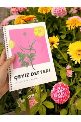 Çeyiz Defteri, Çeyiz Planlayıcısı, Spiralli Çeyiz Listesi, Düğün Planlayıcısı ürün fotoğrafı