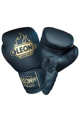 Leon Blade Training Boks, Kick Boks Ve Muay Thai Eldiveni Siyah ürün fotoğrafı