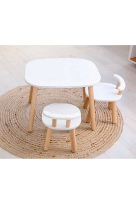 Çocuk Odası masa sandalye seti, Montessori çocuk aktivite masası, Hediye ürün fotoğrafı