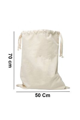 0-19 L Kanvas Çok Amaçlı Kirli Çamaşır Torbası 50x70 1 Adet 50 x 70 Bej Kumaş ürün fotoğrafı