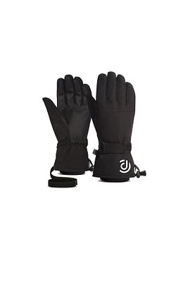 Ultralight Su Geçirmez Unisex Dokunmatik Kayak & Snowboard Eldiveni -siyah ürün fotoğrafı