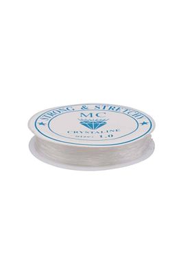 2 Adet Esnek Misina Lastik Ip 1 Mm Şeffaf 5 Metre ürün fotoğrafı
