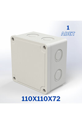 Sıva Üstü Kare Buat Kutu 110x110x72- 1 Adet ürün fotoğrafı