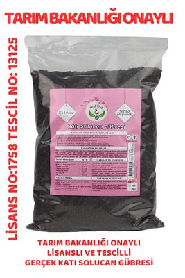 Organik Katı Solucan Gübresi 1 Kg. Poşet ürün fotoğrafı