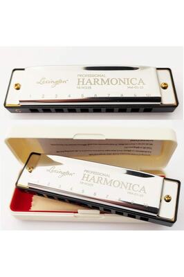 Lexington 10 Delikli Mızıka Professional Harmonica Do (c) ürün fotoğrafı