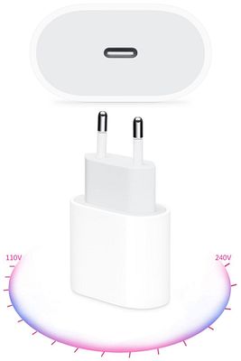 Iphone Şarj Adaptörü Hızlı Şarj Cihazı Apple 11/12/13/14/15/pro-max Uyumlu 20w Şarj Aleti ürün fotoğrafı