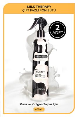 Milk Therapy Saç Bakım Fön Suyu 400 ml 2 Adet ürün fotoğrafı