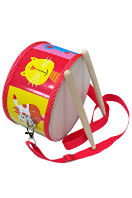 Orf-TF-14RD Örf Aletleri Askılı Kırmızı Çocuk Davulu ürün fotoğrafı