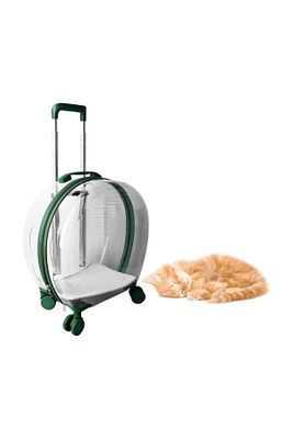 Pet Tekerlekli Taşıyıcı Kedi Köpek Hayvanlar Açık Havada Seyahat ürün fotoğrafı