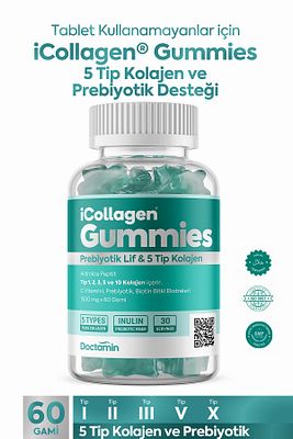 Gummies Jelibon 5 Tip Kolajen & Prebiyotik ürün fotoğrafı
