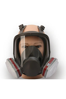 Anti-sis 6800 gaz maskesi endüstriyel boyama püskürtme solunum filtresi toz geçirmez ürün fotoğrafı