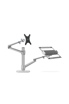 13"-27" Ergonomik Notebook Stand Ve Vesa Monitör Tutucu Kol-gümüş ürün fotoğrafı