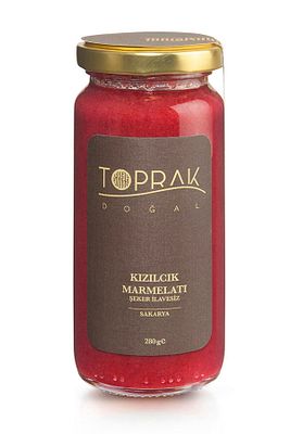 Kızılcık Marmelatı 280 G - Şekersiz Kızılcık Marmelatı, Katkısız Koruyucusuz ürün fotoğrafı