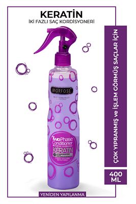 Keratin Içerikli Çift Fazlı Fön Suyu 400 ml ürün fotoğrafı