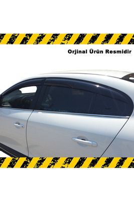 Renault Fluence Mügen Cam Rüzgarlığı 2010 - 2020 Arası 4 Lü Set ürün fotoğrafı