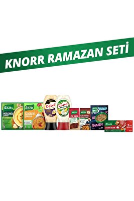 Ramazan Paketi Çorba Çeşni Baharat Calve Sos ürün fotoğrafı