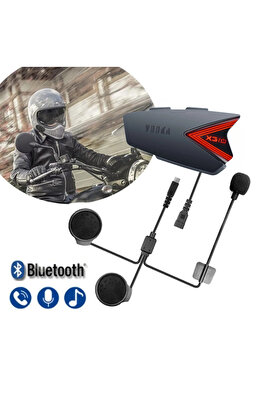 İntercom Kask Kulaklık Bluetooth Motosiklet Kulaklık 5.0 Bluetooth Motosiklet Kulaklık Universal ürün fotoğrafı