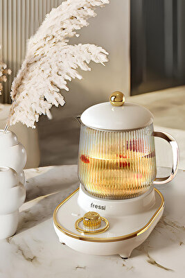 600 ml KT-02 Venice Beyaz 600ml Elektrikli Çok Fonksiyonlu Cam Su Isıtıcısı Elektrikli Çaydanlık Ke ürün fotoğrafı