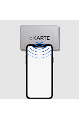 Elite Metal Digital Business Card - Silver - Hazır Tasarım 2 ürün fotoğrafı