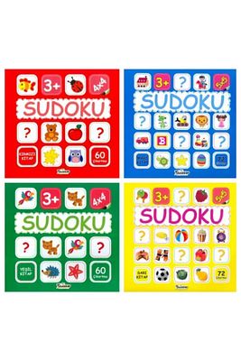 Çocuklar İçin Sudoku Seti - 4 Kitap ürün fotoğrafı