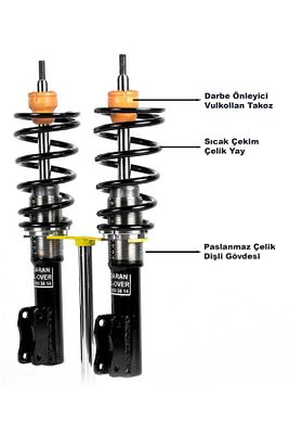 Fiat Tofaş Şahin Uyumlu Coilover Ayarlı Amortisör 10 Cm ürün fotoğrafı