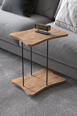 Yan Sehpa Tekerlekli Servis Sehpası Hnd Atlantik Çam ürün fotoğrafı