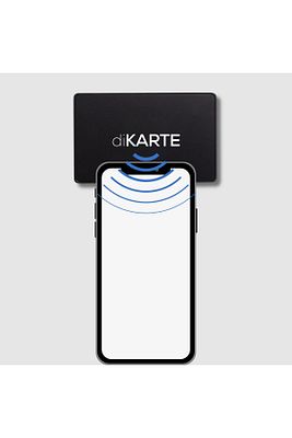 Digital Business Card - Black - Hazır Tasarım 1 ürün fotoğrafı