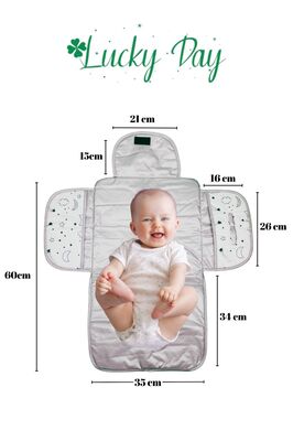 Bebek Alt Açma Matı Alt Değiştirme Minderi Bakım Pedi Örtüsü Bebek Alt Açma Minderi ürün fotoğrafı