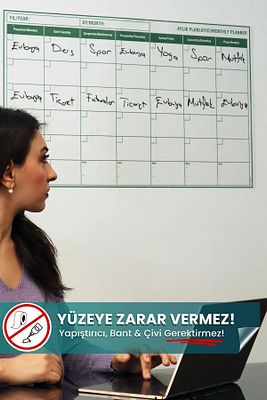 Planlayıcı Akıllı Kağıt - Yapışkansız, Kendiliğinden Tutunan, Fotoğraf Belge Not Tutucu Özellikli ürün fotoğrafı