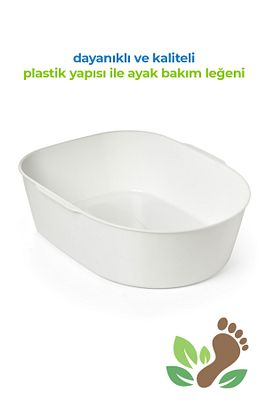 Pedikür Leğeni / Ayak Bakım Leğeni Beyaz (SEHPASIZ) ürün fotoğrafı