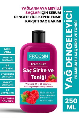 Yağ Dengeleyici Frambuazlı Saç Sirke Ve Toniği 250 ml ürün fotoğrafı