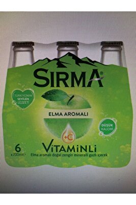 Elmalı Soda 6'lı 200ml ürün fotoğrafı