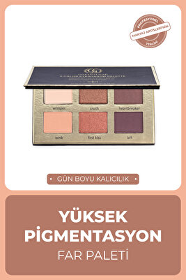 Nude Matte Eyeshadow 6'lı Göz Farı Paleti, Yüksek Pigmentasyon, Topaklanmaz, Kolay Dağılım ürün fotoğrafı