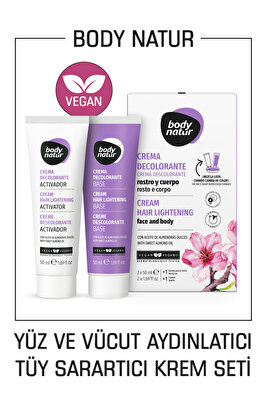 Vücut Yüz Tüy Sarartıcı Aydınlatıcı Beyazlatıcı Krem Meyve Kokulu - Hair Lightening Cream 2x50ml ürün fotoğrafı