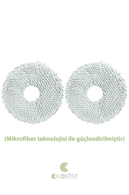 Bot L10s Pro Robot Süpürge Için Uyumlu 2li Mop Pad/mop Bezi Paspas ürün fotoğrafı