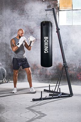 Yırtılmaz Siyah Deluxe Boxing Boks Torbası ürün fotoğrafı