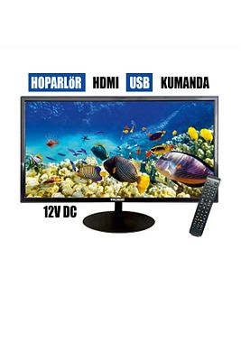 CM-122 22" 55 Ekran 12V Full HD Karavan - Tekne - Yat Lcd Monitör TV ürün fotoğrafı